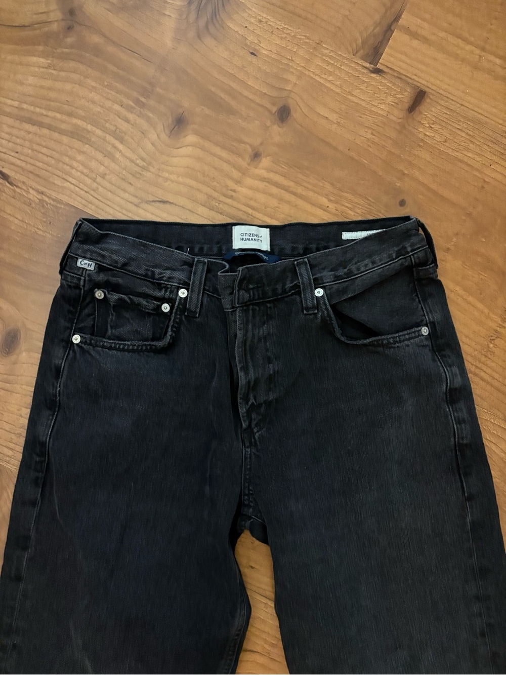 Citizens of Humanity - Lindz Low Rise Easy Straight in Vintage Black - Picture 10 of 12